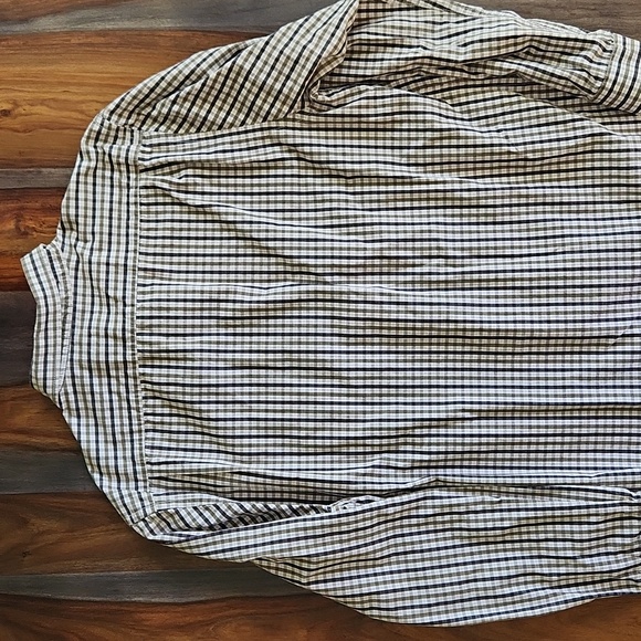 Old Navy Plaid, Men's Button Down Shirt, Plaid, Long Sleeve, XL - Picture 4 of 6